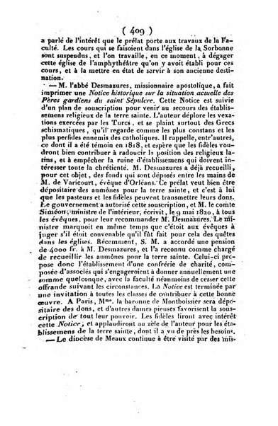 L'ami de la religion et du roi journal ecclesiastique, politique et litteraire