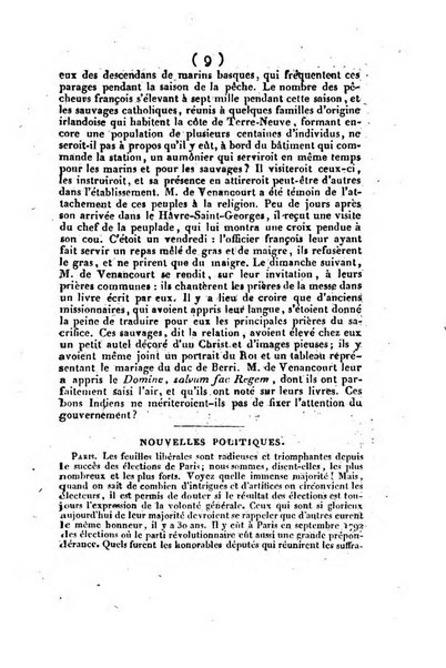 L'ami de la religion et du roi journal ecclesiastique, politique et litteraire