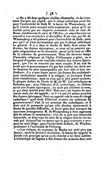 L'ami de la religion et du roi journal ecclesiastique, politique et litteraire