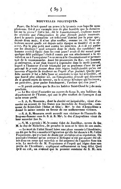 L'ami de la religion et du roi journal ecclesiastique, politique et litteraire