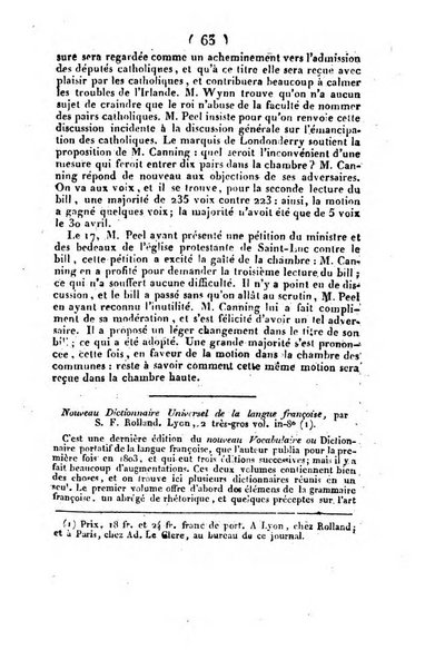 L'ami de la religion et du roi journal ecclesiastique, politique et litteraire