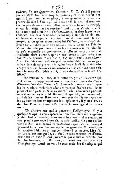 L'ami de la religion et du roi journal ecclesiastique, politique et litteraire