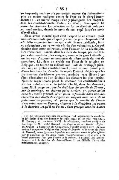 L'ami de la religion et du roi journal ecclesiastique, politique et litteraire