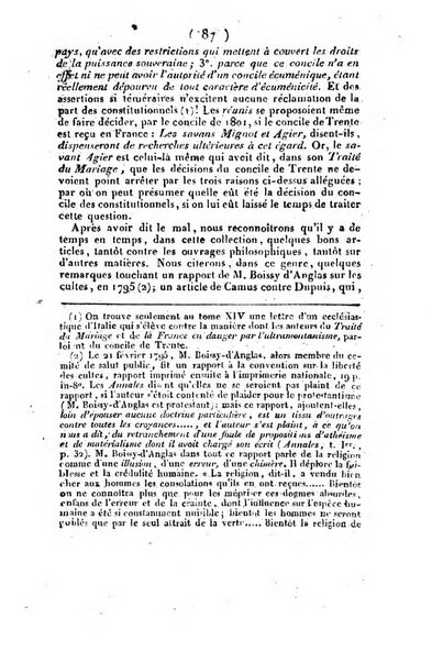 L'ami de la religion et du roi journal ecclesiastique, politique et litteraire