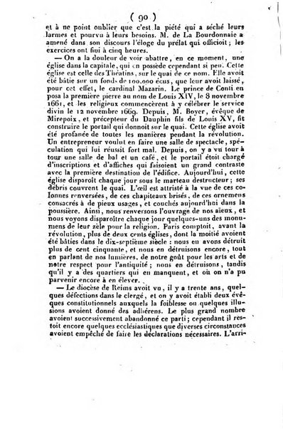 L'ami de la religion et du roi journal ecclesiastique, politique et litteraire