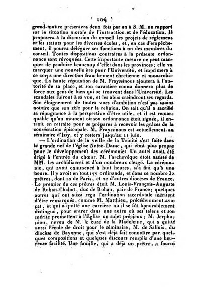 L'ami de la religion et du roi journal ecclesiastique, politique et litteraire