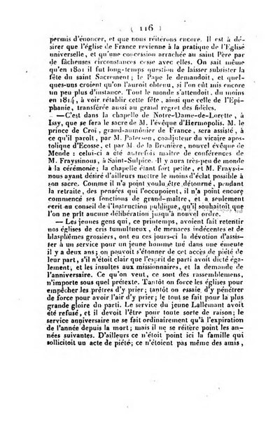 L'ami de la religion et du roi journal ecclesiastique, politique et litteraire