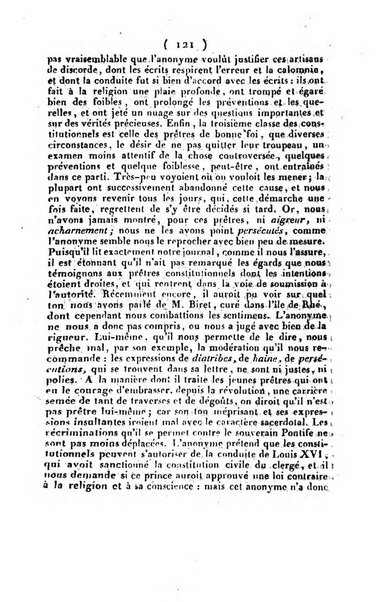 L'ami de la religion et du roi journal ecclesiastique, politique et litteraire