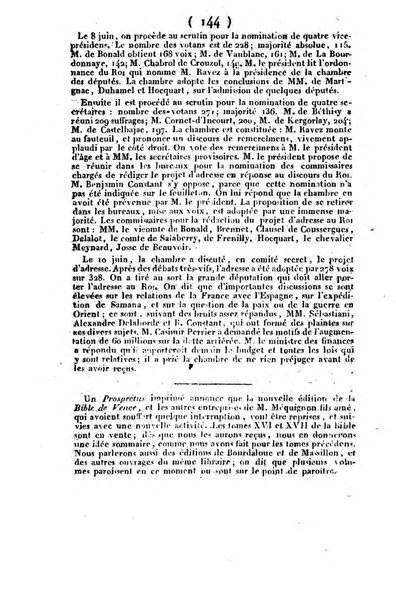 L'ami de la religion et du roi journal ecclesiastique, politique et litteraire