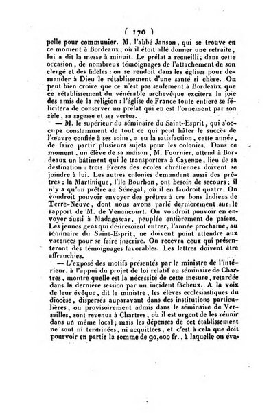 L'ami de la religion et du roi journal ecclesiastique, politique et litteraire