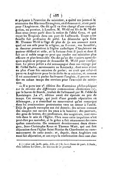 L'ami de la religion et du roi journal ecclesiastique, politique et litteraire