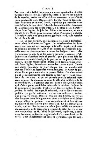 L'ami de la religion et du roi journal ecclesiastique, politique et litteraire