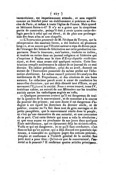 L'ami de la religion et du roi journal ecclesiastique, politique et litteraire