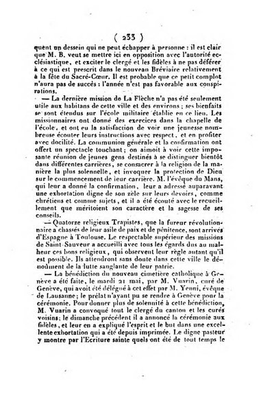 L'ami de la religion et du roi journal ecclesiastique, politique et litteraire