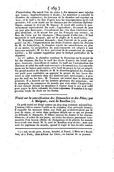 L'ami de la religion et du roi journal ecclesiastique, politique et litteraire