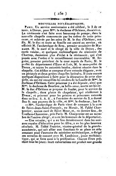 L'ami de la religion et du roi journal ecclesiastique, politique et litteraire