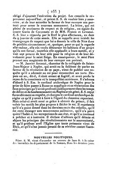 L'ami de la religion et du roi journal ecclesiastique, politique et litteraire