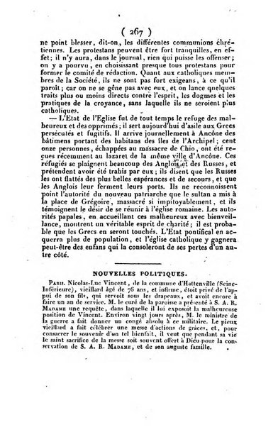 L'ami de la religion et du roi journal ecclesiastique, politique et litteraire