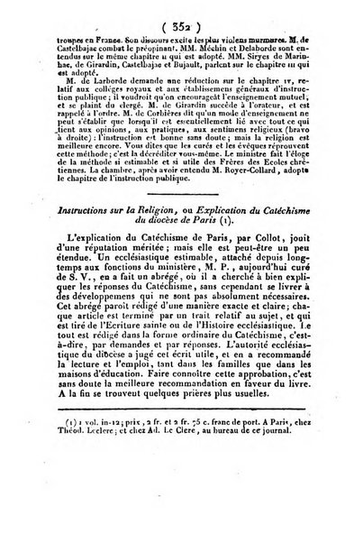 L'ami de la religion et du roi journal ecclesiastique, politique et litteraire