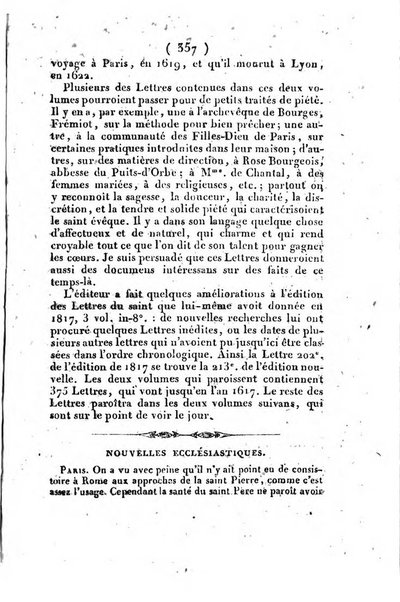 L'ami de la religion et du roi journal ecclesiastique, politique et litteraire