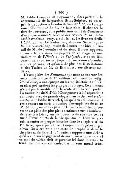 L'ami de la religion et du roi journal ecclesiastique, politique et litteraire