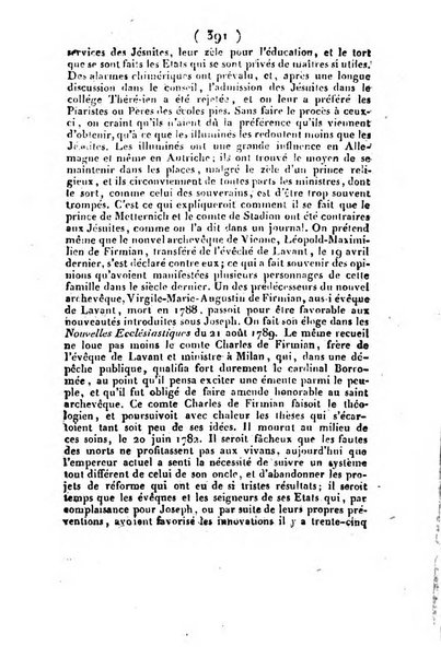 L'ami de la religion et du roi journal ecclesiastique, politique et litteraire