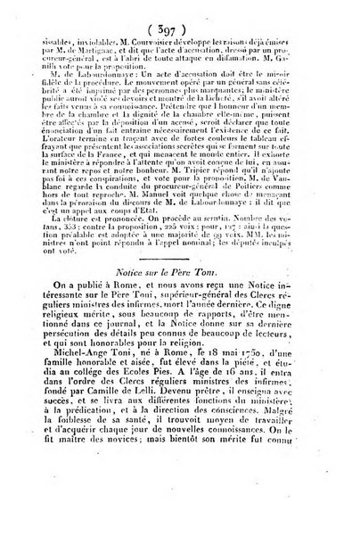 L'ami de la religion et du roi journal ecclesiastique, politique et litteraire