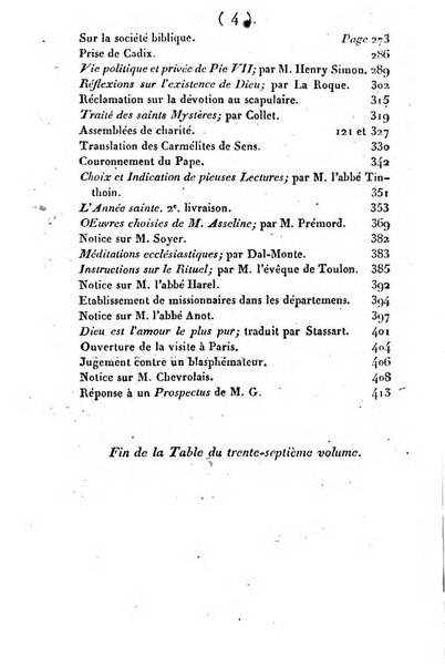 L'ami de la religion et du roi journal ecclesiastique, politique et litteraire