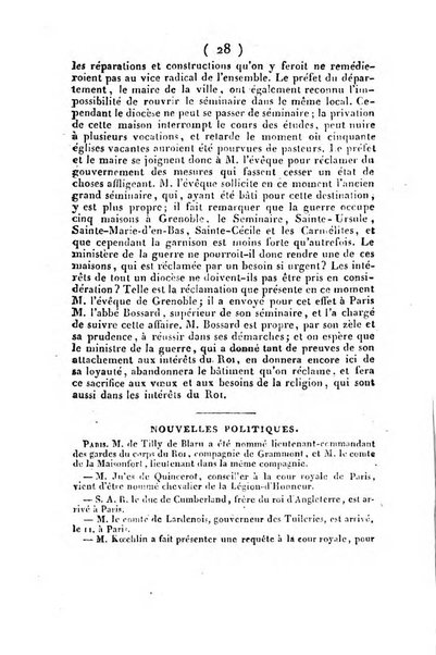 L'ami de la religion et du roi journal ecclesiastique, politique et litteraire