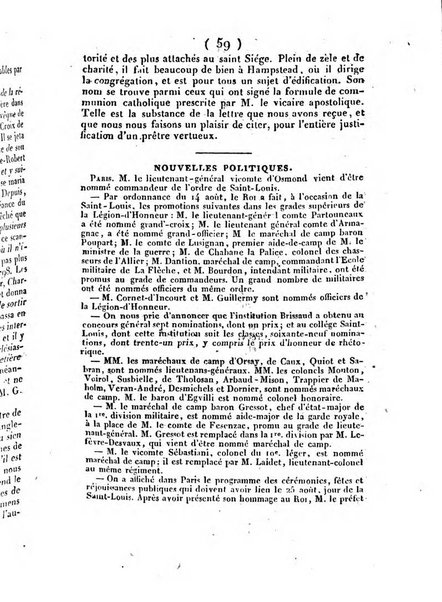 L'ami de la religion et du roi journal ecclesiastique, politique et litteraire