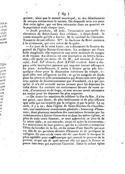 L'ami de la religion et du roi journal ecclesiastique, politique et litteraire