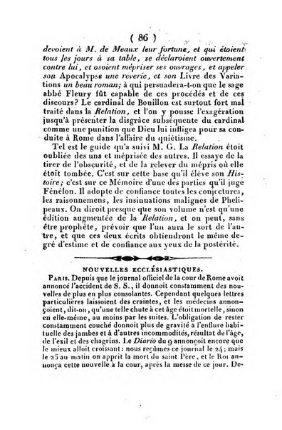 L'ami de la religion et du roi journal ecclesiastique, politique et litteraire