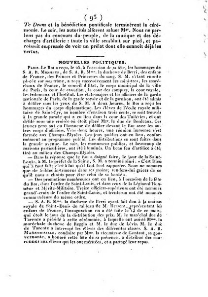 L'ami de la religion et du roi journal ecclesiastique, politique et litteraire