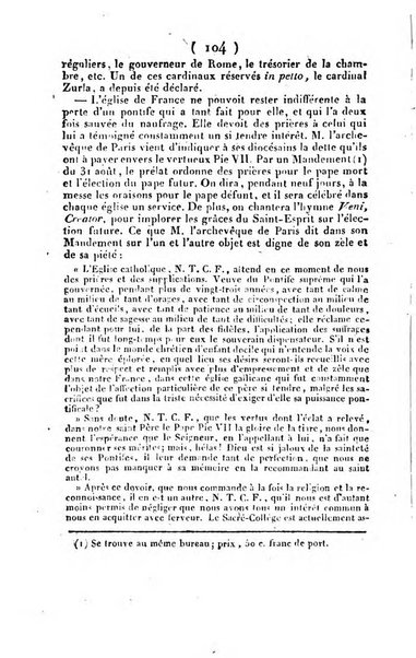 L'ami de la religion et du roi journal ecclesiastique, politique et litteraire