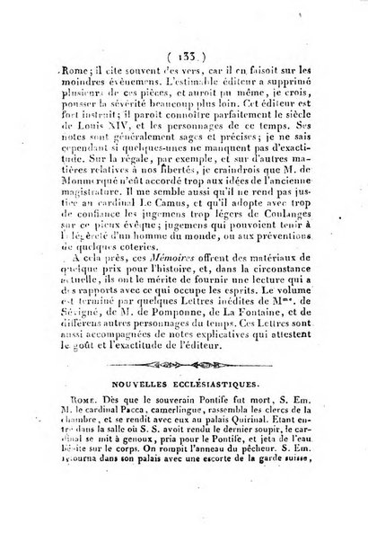 L'ami de la religion et du roi journal ecclesiastique, politique et litteraire