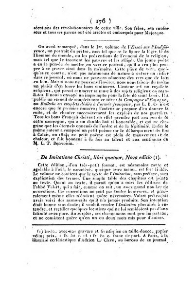 L'ami de la religion et du roi journal ecclesiastique, politique et litteraire