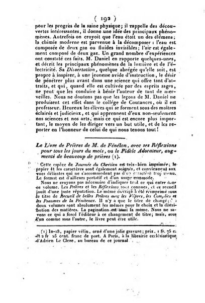 L'ami de la religion et du roi journal ecclesiastique, politique et litteraire