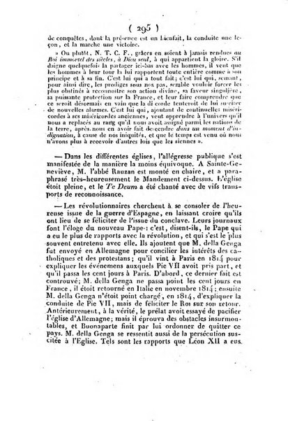 L'ami de la religion et du roi journal ecclesiastique, politique et litteraire