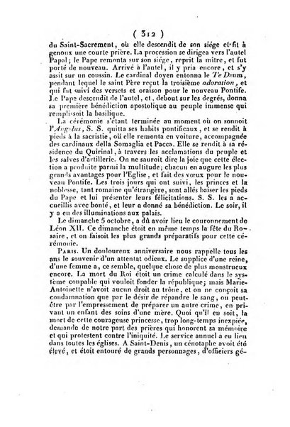 L'ami de la religion et du roi journal ecclesiastique, politique et litteraire