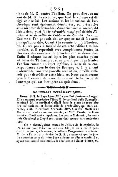 L'ami de la religion et du roi journal ecclesiastique, politique et litteraire