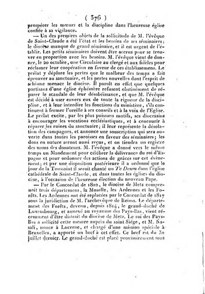 L'ami de la religion et du roi journal ecclesiastique, politique et litteraire