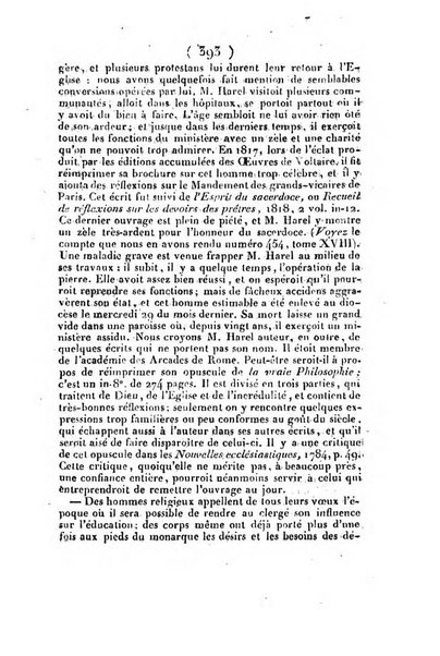 L'ami de la religion et du roi journal ecclesiastique, politique et litteraire