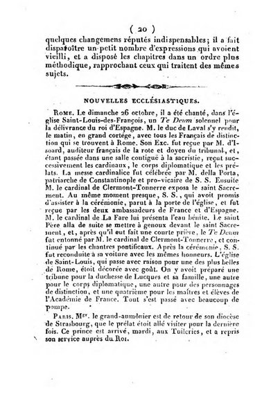 L'ami de la religion et du roi journal ecclesiastique, politique et litteraire