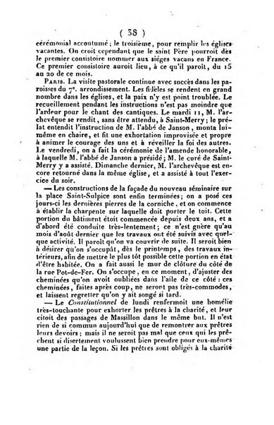 L'ami de la religion et du roi journal ecclesiastique, politique et litteraire