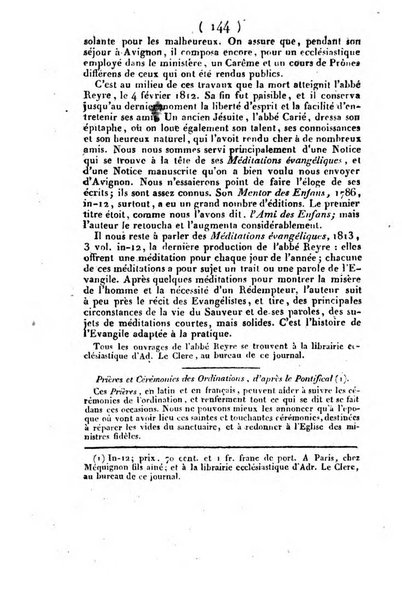 L'ami de la religion et du roi journal ecclesiastique, politique et litteraire