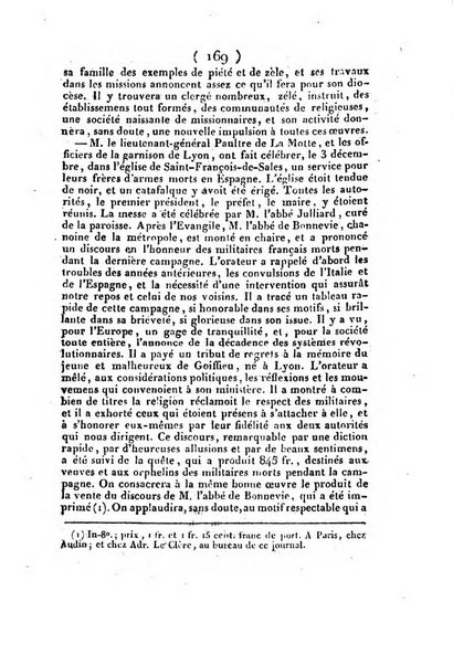 L'ami de la religion et du roi journal ecclesiastique, politique et litteraire