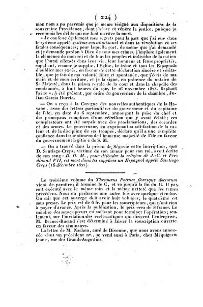 L'ami de la religion et du roi journal ecclesiastique, politique et litteraire