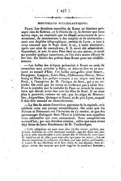 L'ami de la religion et du roi journal ecclesiastique, politique et litteraire