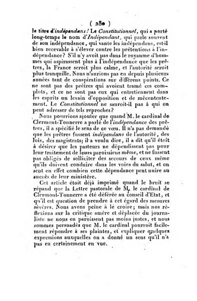 L'ami de la religion et du roi journal ecclesiastique, politique et litteraire