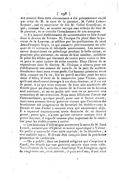 L'ami de la religion et du roi journal ecclesiastique, politique et litteraire